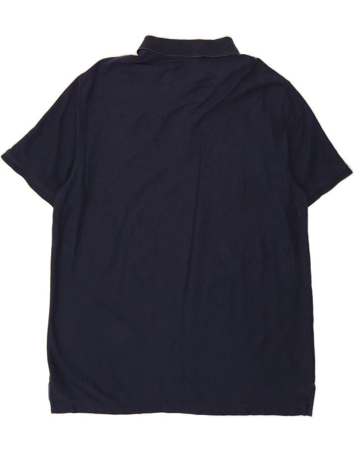 IZOD Mens Polo Shirt XL Navy Blue Cotton Vintage Izod and Second-Hand Izod from Messina Hembry 