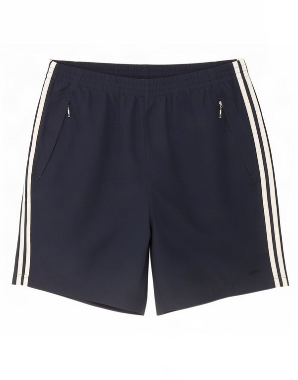 Adidas Pantalones cortos deportivos para hombre XL Azul marino Poliéster