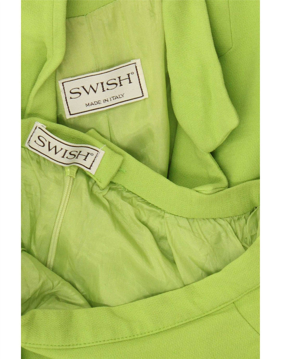 Swish Conjunto de falda de 2 piezas con 4 botones para mujer UK 8 Small W24 Verde