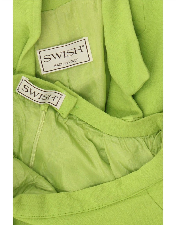 Swish Conjunto de falda de 2 piezas con 4 botones para mujer UK 8 Small W24 Verde