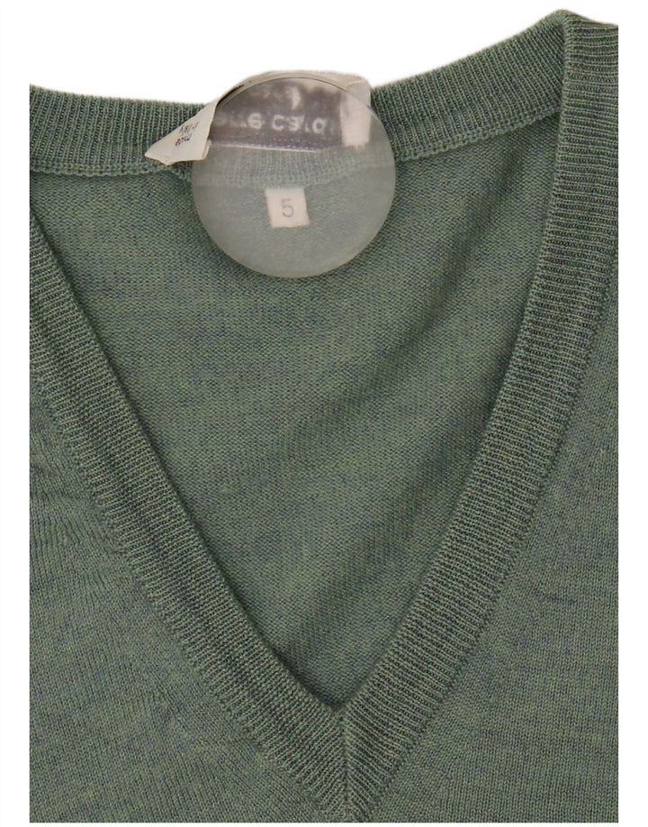 Jersey Con Cuello En V Pierre Cardin Hombre Verde Medio