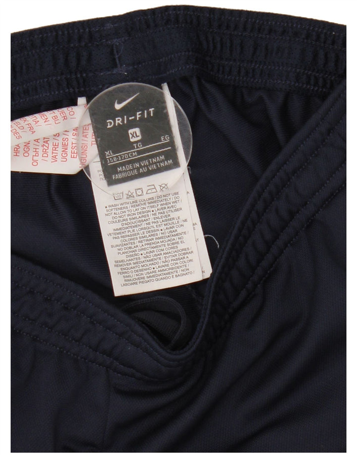 NIKE Pantalones de chándal Dri Fit para niños 13-14 años XL Azul Marino Poliéster