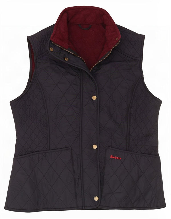 Chaleco acolchado Barbour para mujer Reino Unido 46 Grande Poliéster negro clásico