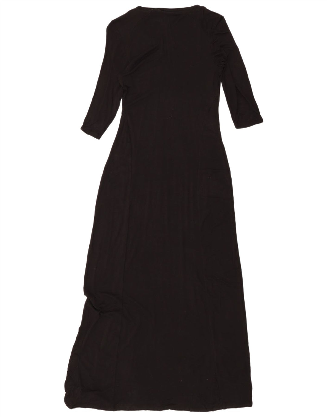 MOSSIMO Vestido largo de manga 3/4 para mujer UK 6 XS Rayón negro