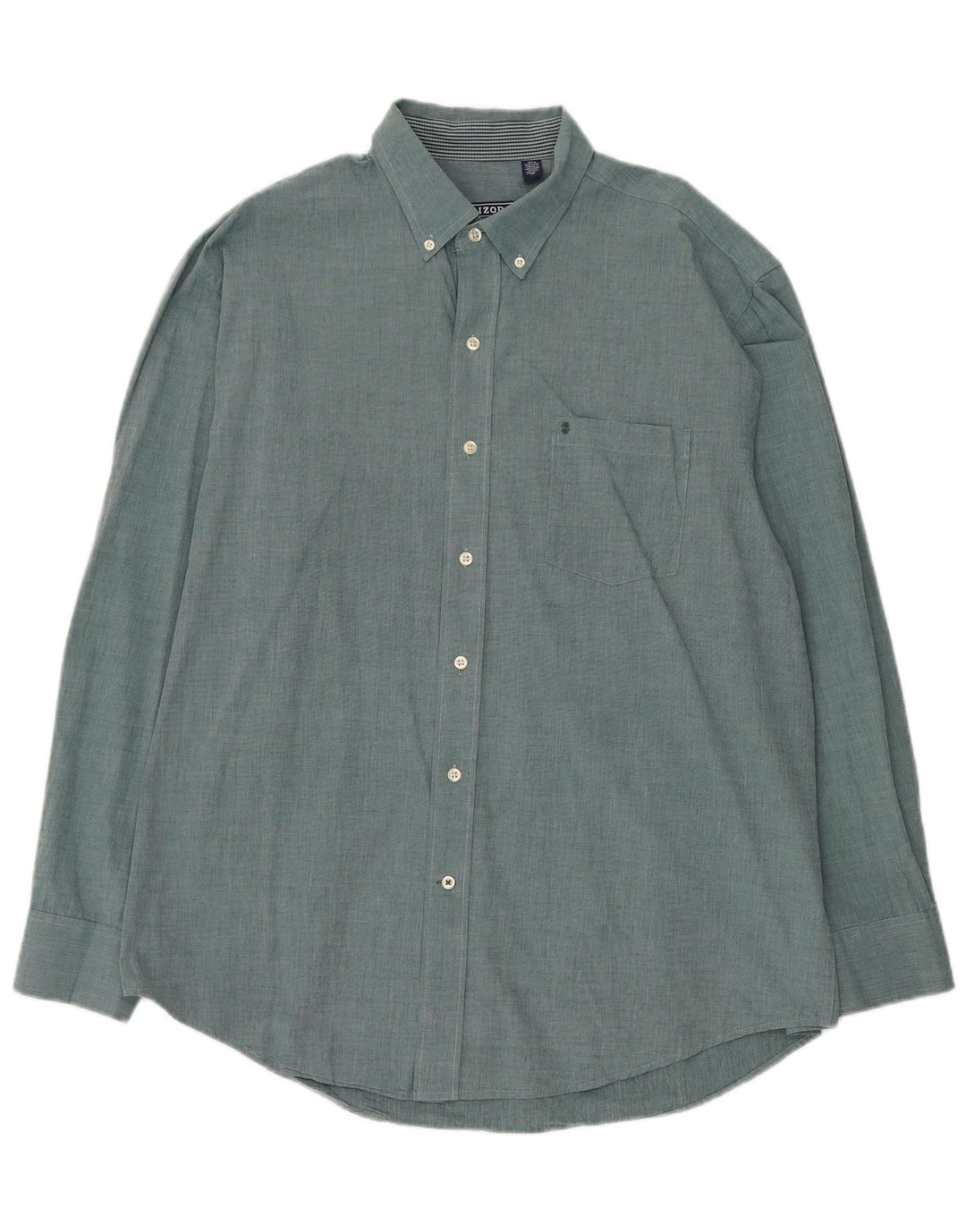 IZOD Camisa Hombre XL Algodón Verde