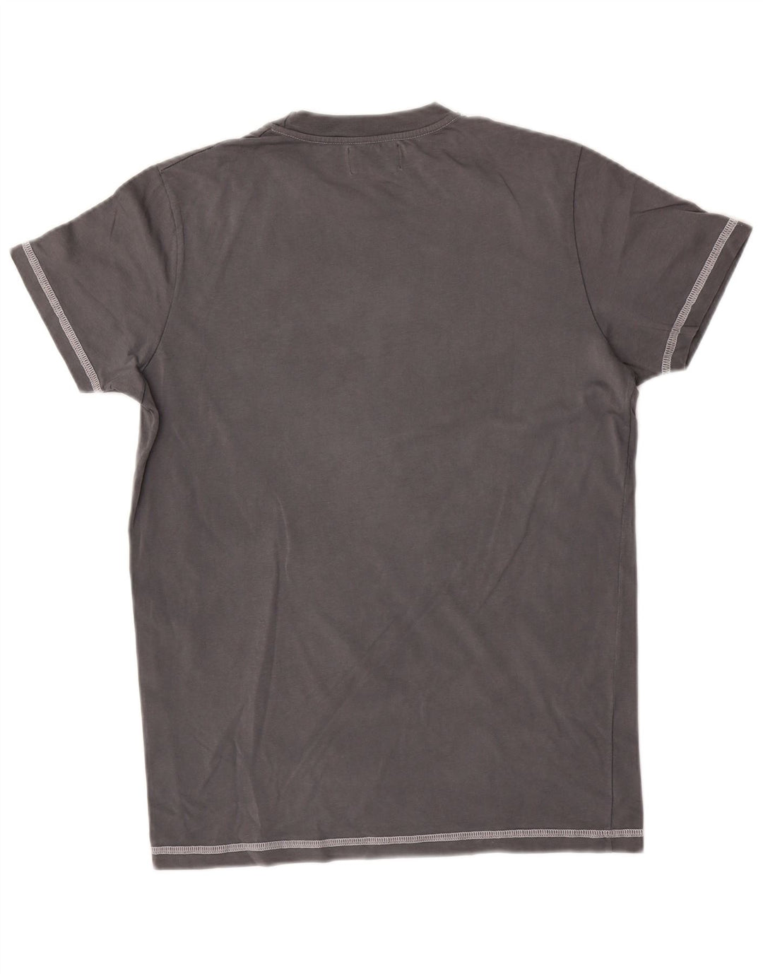 Converse - Camiseta gráfica para hombre, talla pequeña, algodón gris