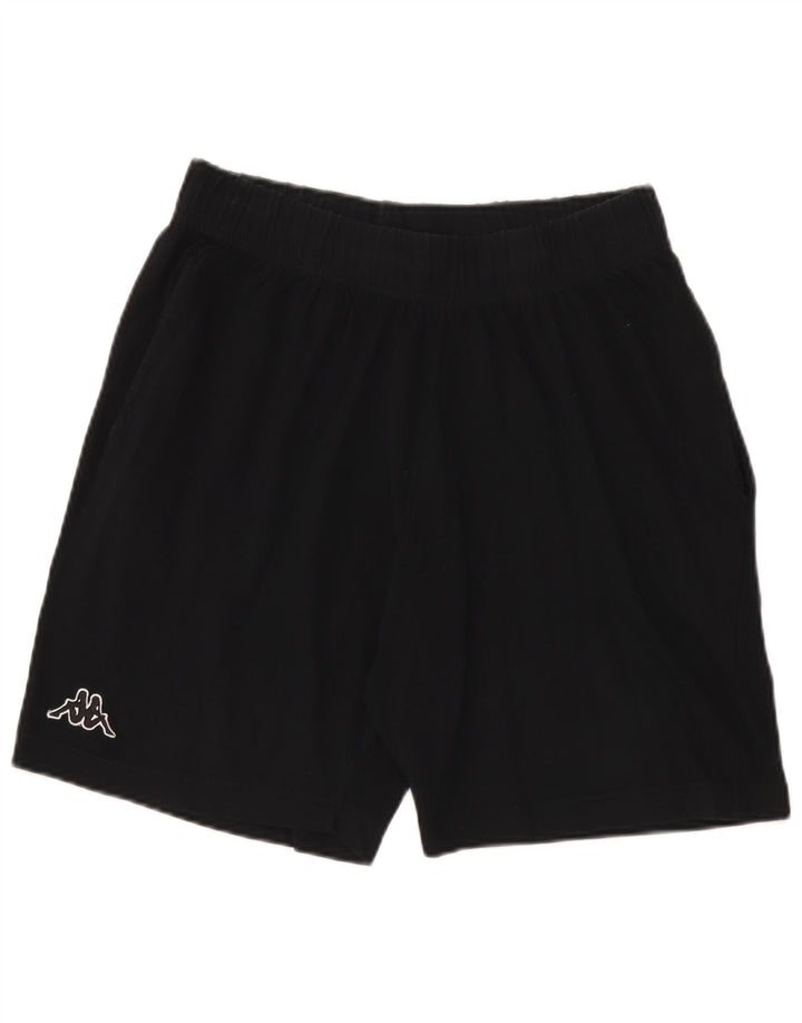 Kappa Pantalones Cortos Deportivos Hombre XL Algodón Negro