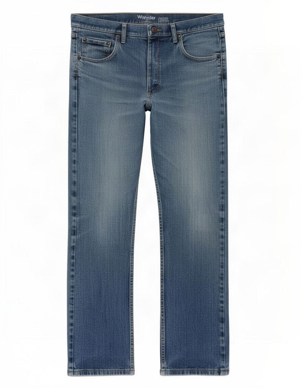 Vaqueros Wrangler Hombre Rectos W32 L32 Algodón Azul