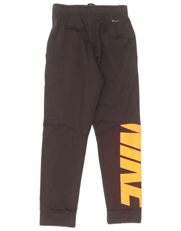 Nike Boys Dri Fit Chándal Pantalones Joggers 12-13 años Grande Negro