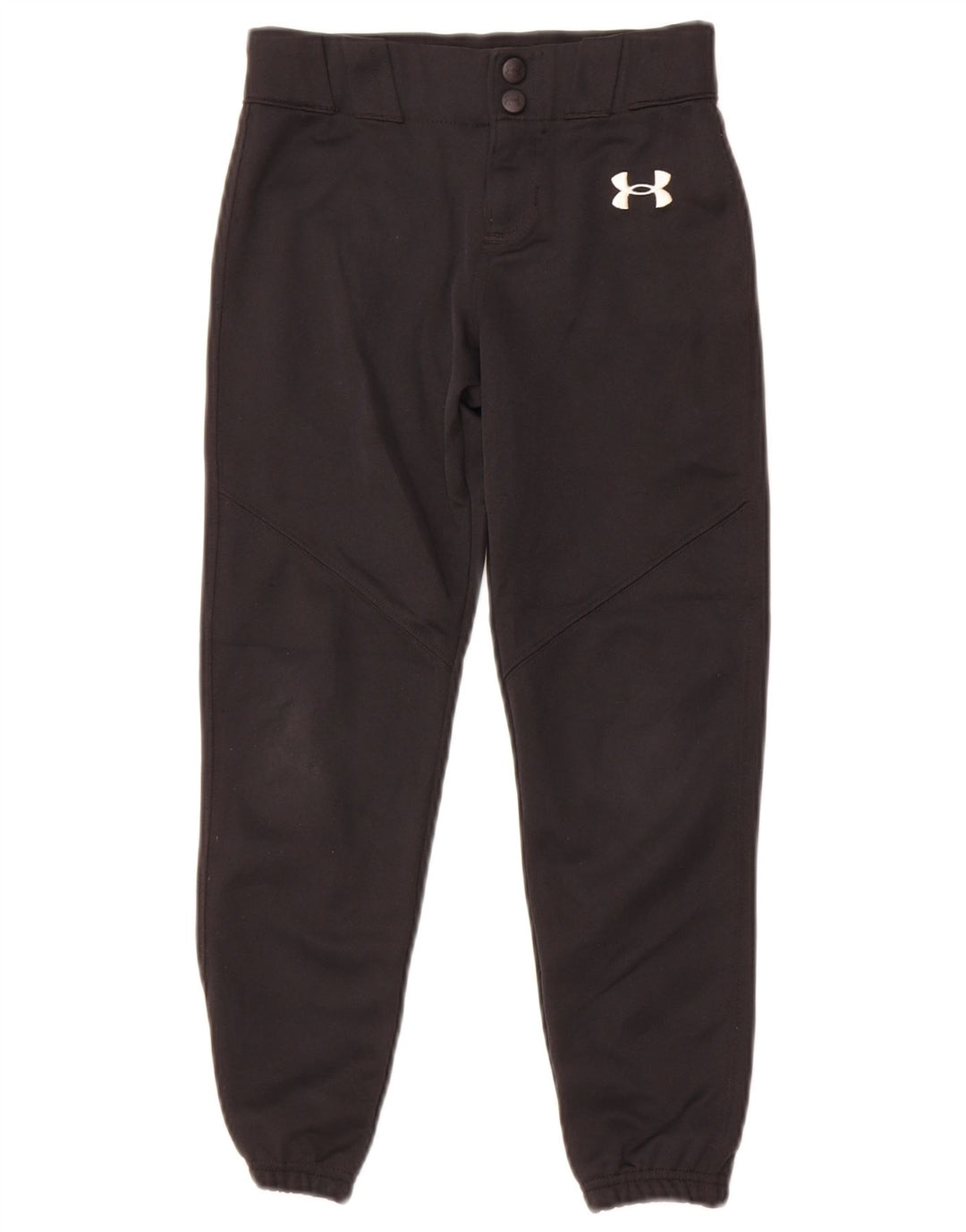 Under Armour Pantalones de chándal para niño, 7-8 años, pequeño, negro