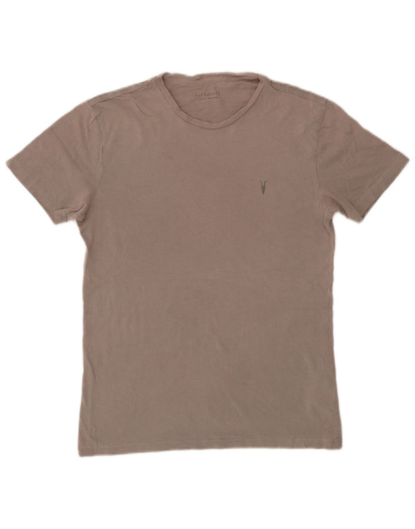 ALL SAINTS Camiseta Hombre Top XS Gris Algodón