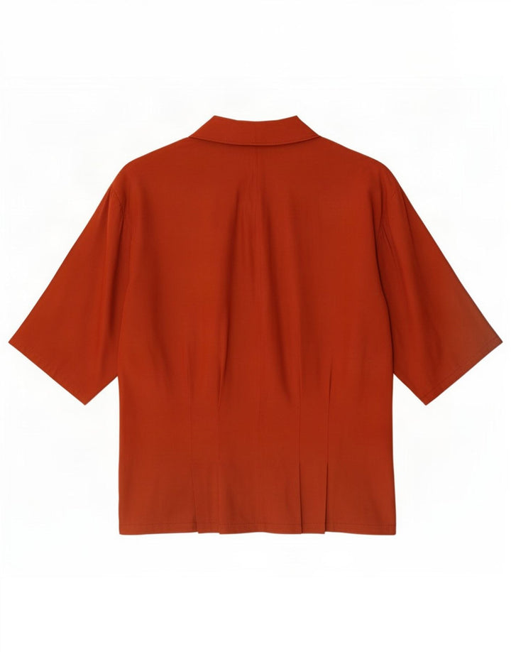 Blusa vintage para mujer UK 44 Medium Red