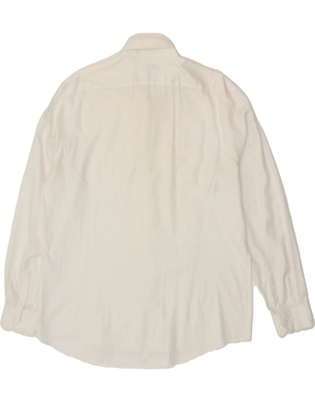 CALVIN KLEIN Mens Fitted Shirt Size 44 17 1/2 XL White Vintage Calvin Klein and Second-Hand Calvin Klein from Messina Hembry 
