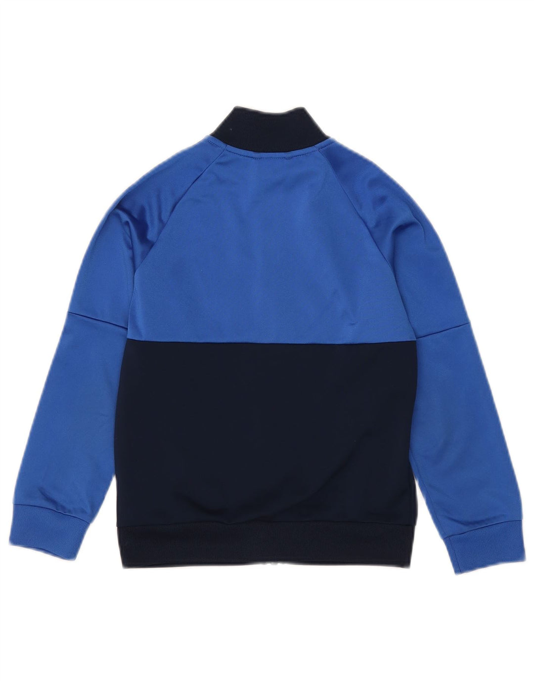 Adidas - Chaqueta de chándal para niño, 7-8 años, color azul, poliéster
