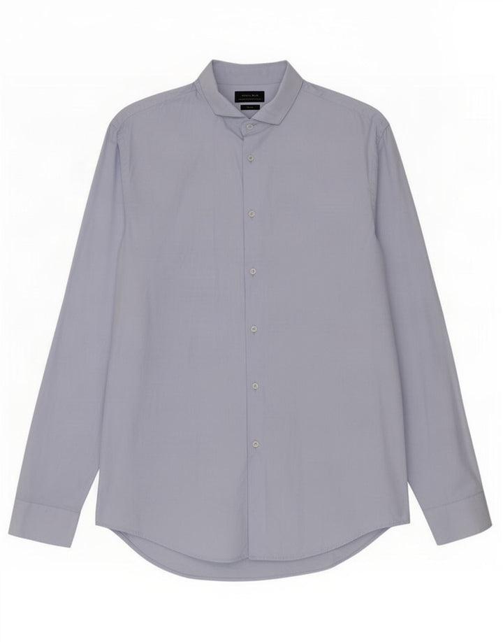 Zara Hombre Camisa Slim Fit XL Azul