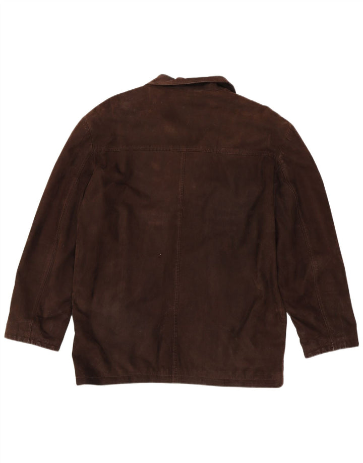 Lavorazione Artigianale Chaqueta de cuero para hombre IT 48 Marrón medio