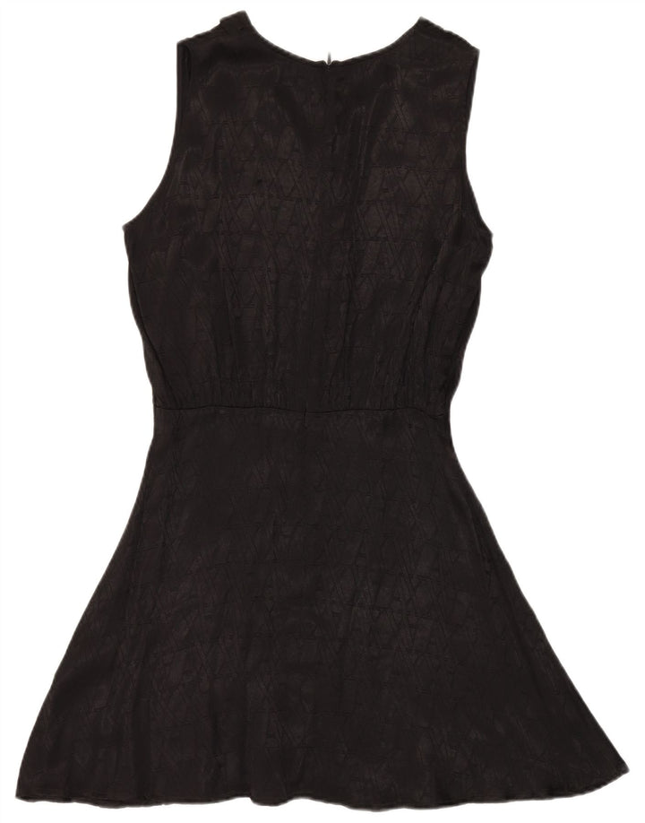 ARMANI EXCHANGE Vestido gráfico sin mangas para mujer US 6 mediano negro