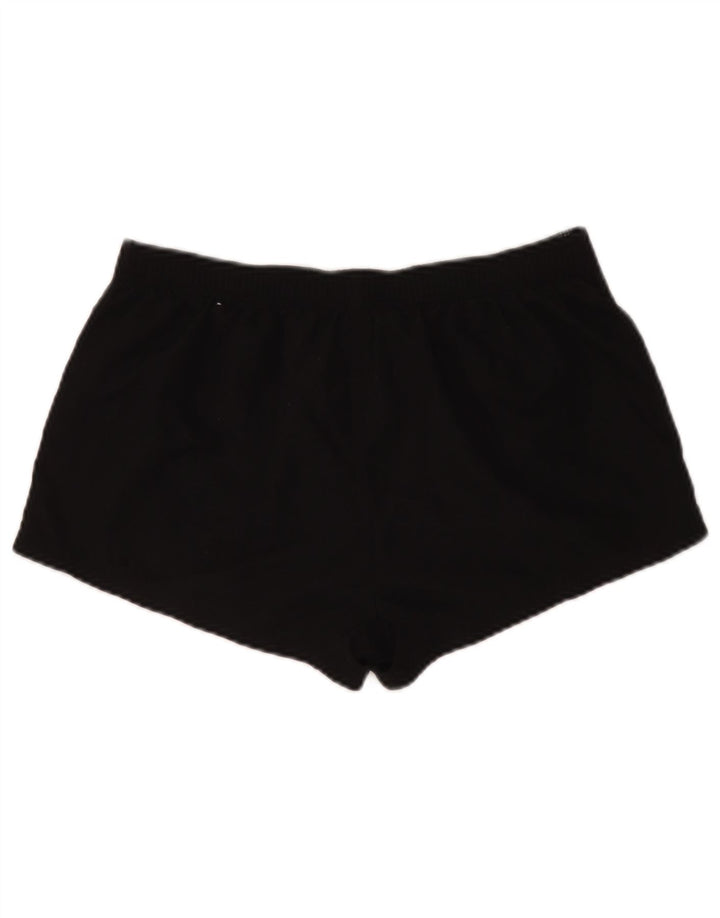Emporio Armani Pantalones cortos casuales gráficos para mujer W30 Poliéster negro mediano