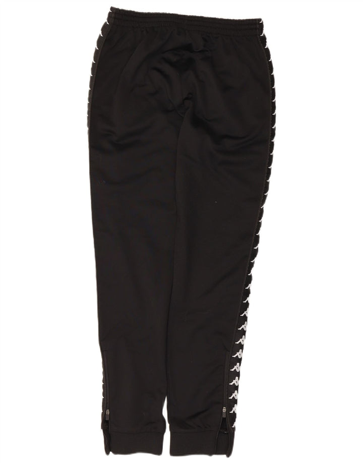 Kappa Hombre Pantalones De Chándal Gráfico Joggers Medium Negro Poliéster