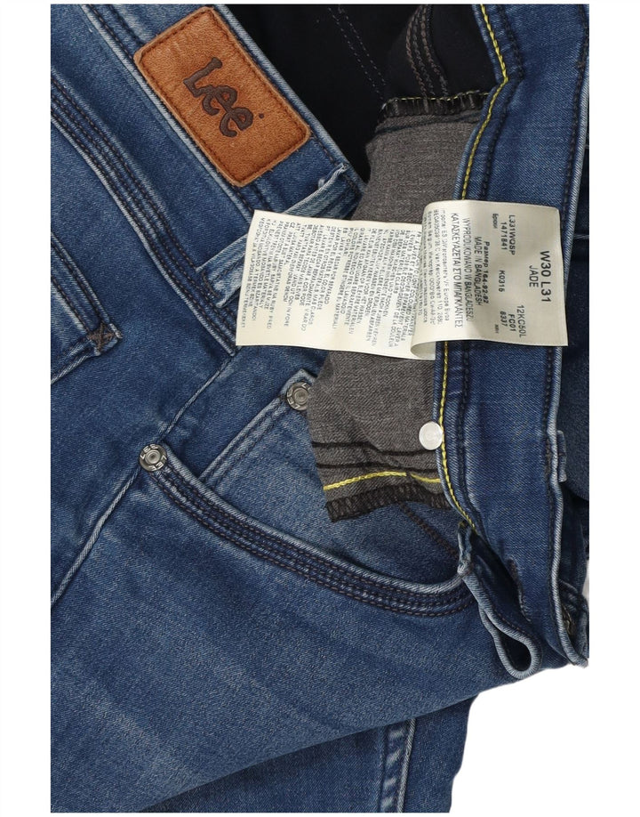 LEE Mujer Jade Slim Jeans W30 L29 Algodón Azul