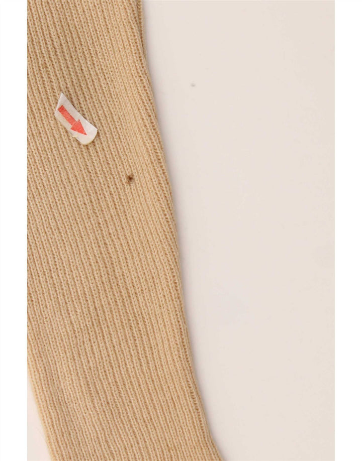 Vintage mujer Cardigan suéter IT 44 Medio Beige Angora