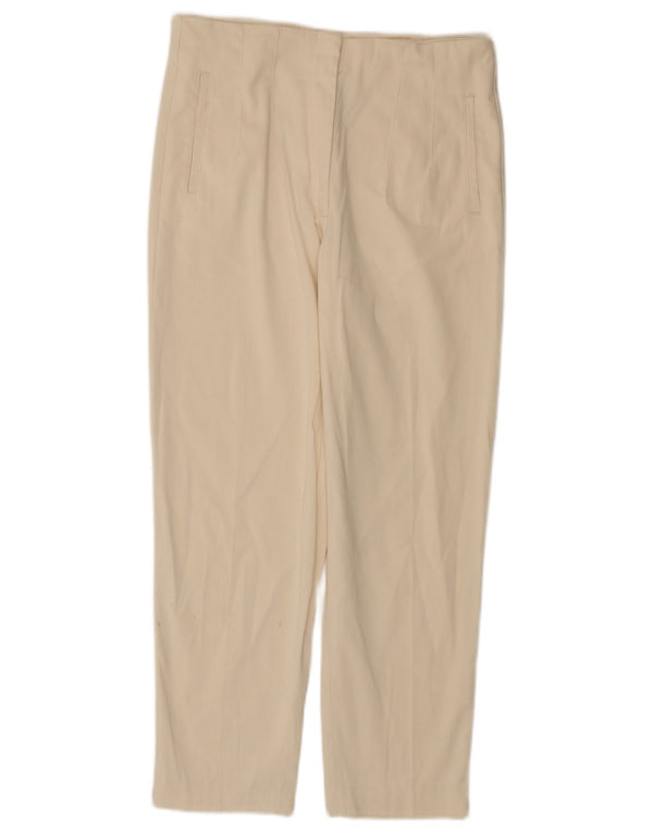 Massimo Dutti Pantalón Corto Mujer EU 42 Large W30 L25 Blanco