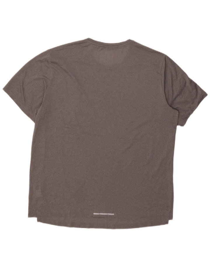 Camiseta Nike Dri Fit para hombre Top XL Gris Poliéster