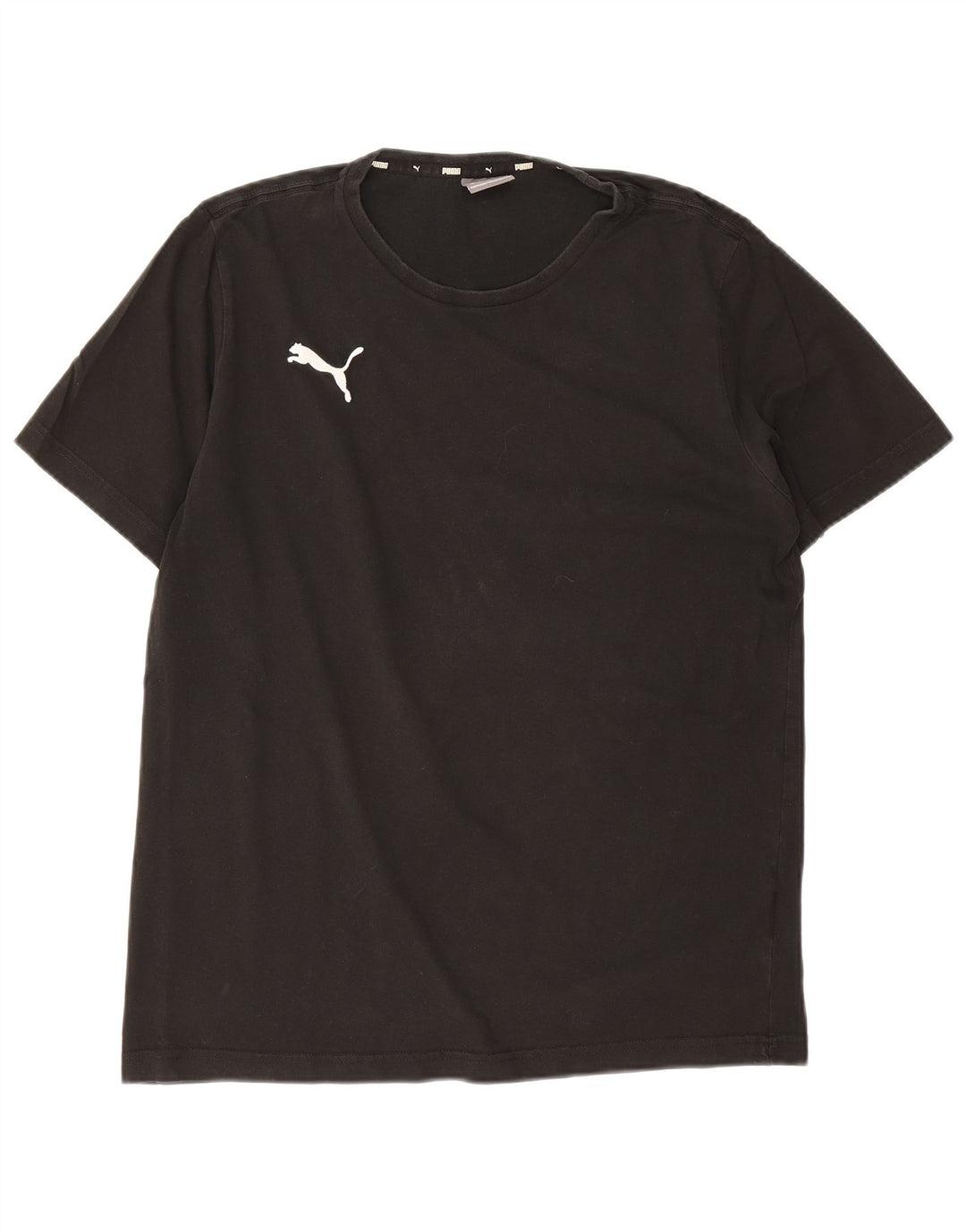 Camiseta Puma Hombre Top Medium Negro Algodón