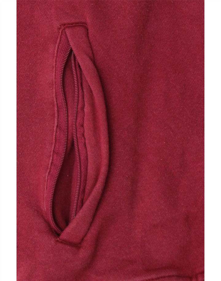 UMBRO Sudadera con capucha para hombre XL Borgoña Colorblock Algodón