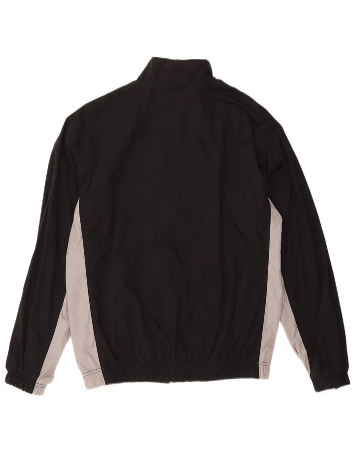 Nike Chaqueta de chándal para hombre UK 39/41 Mediano Negro Colorblock Poliéster