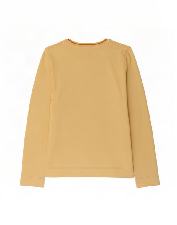 Zara Top Gráfico Niña Manga Larga 15-16 Años Amarillo Algodón