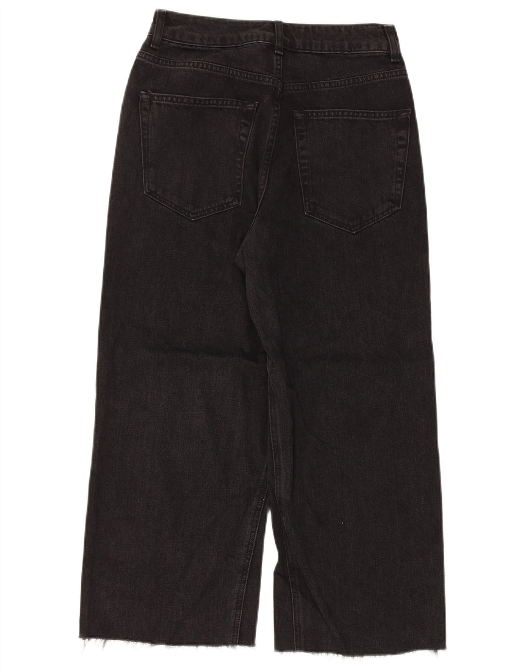 TOPSHOP Vaqueros de pierna ancha para mujer W28 L23 Poliéster negro