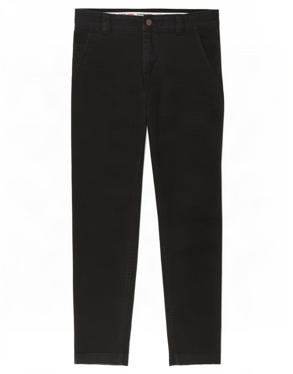 Tommy Hilfiger Pantalones chinos ajustados para mujer W31 L30 Algodón negro