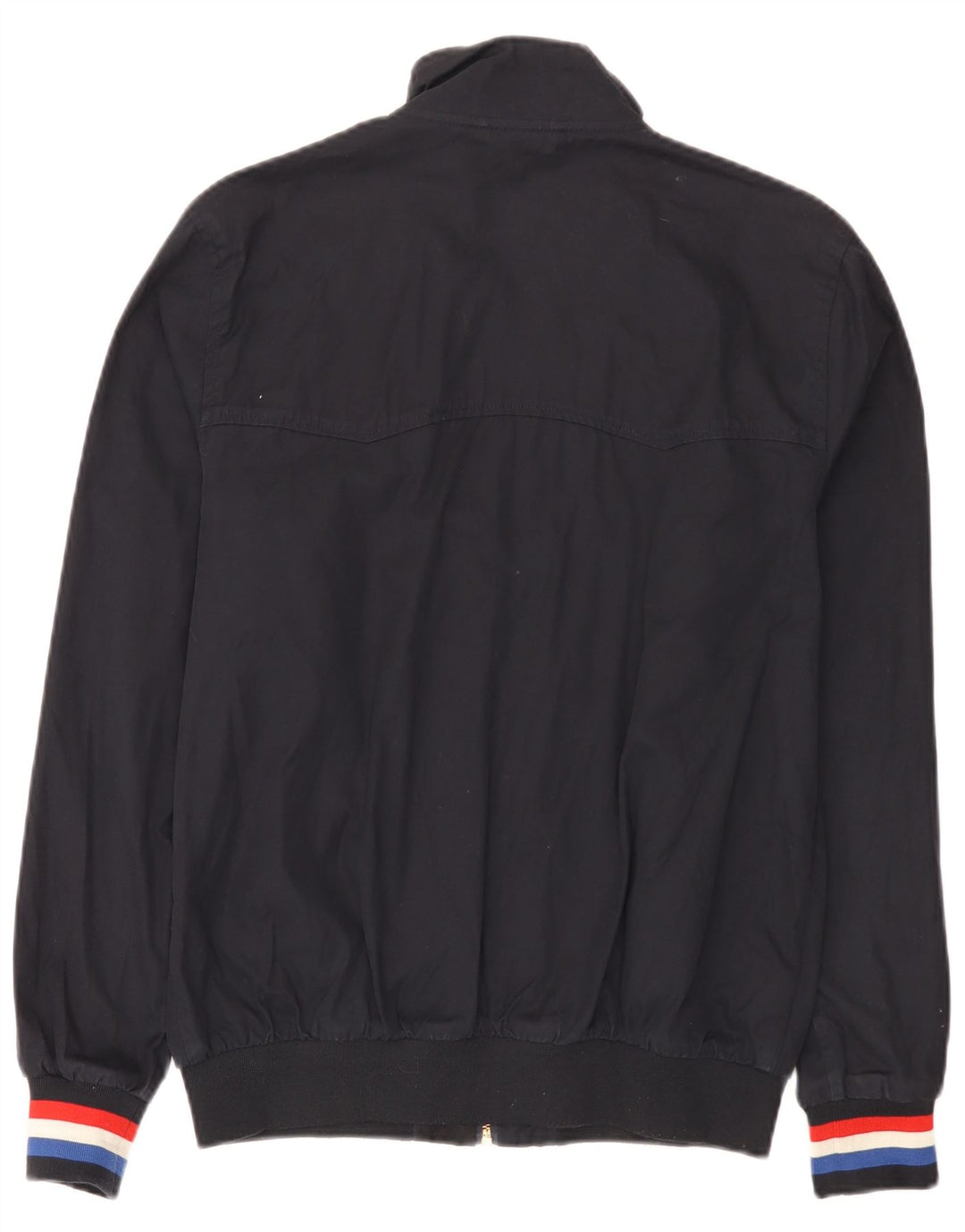 Fred Perry Chaqueta Bomber para Hombre UK 38 Mediana Azul Marino Algodón