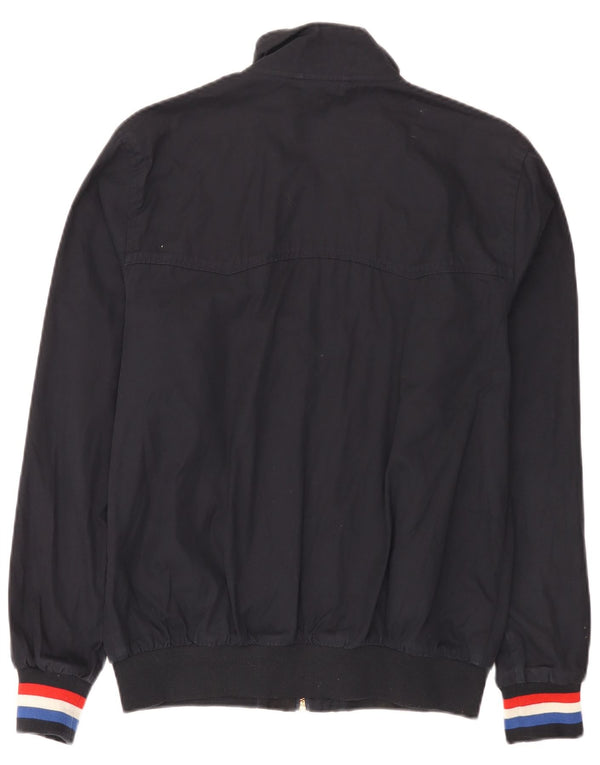 Fred Perry Chaqueta Bomber para Hombre UK 38 Mediana Azul Marino Algodón