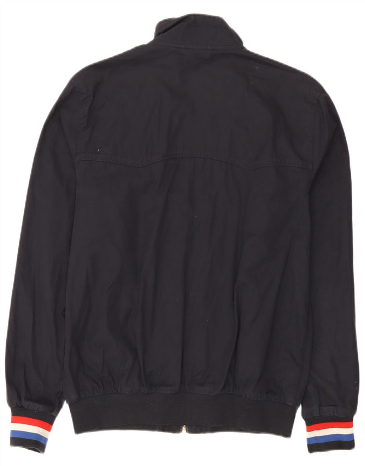 Fred Perry Chaqueta Bomber para Hombre UK 38 Mediana Azul Marino Algodón