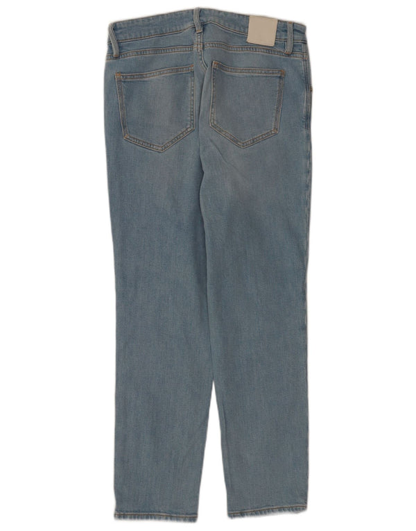 Massimo Dutti Vaqueros Slim Mujer EU 36 XS W26 L26 Azul Algodón