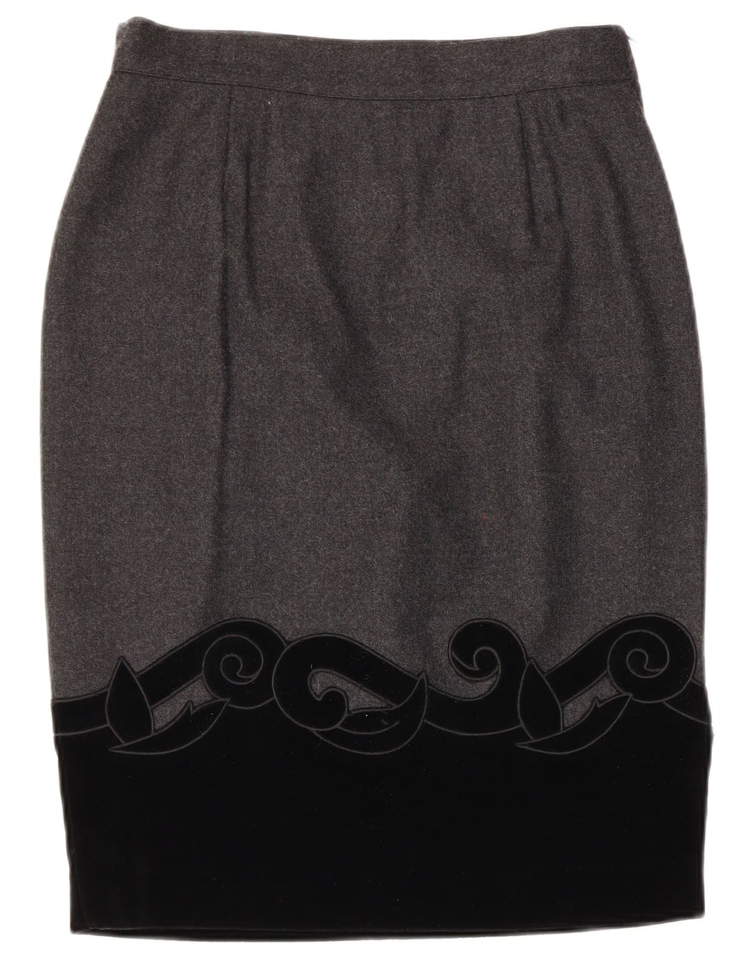 BLUMODE Falda lápiz para mujer IT 44 Medium W28 Bloque de color gris