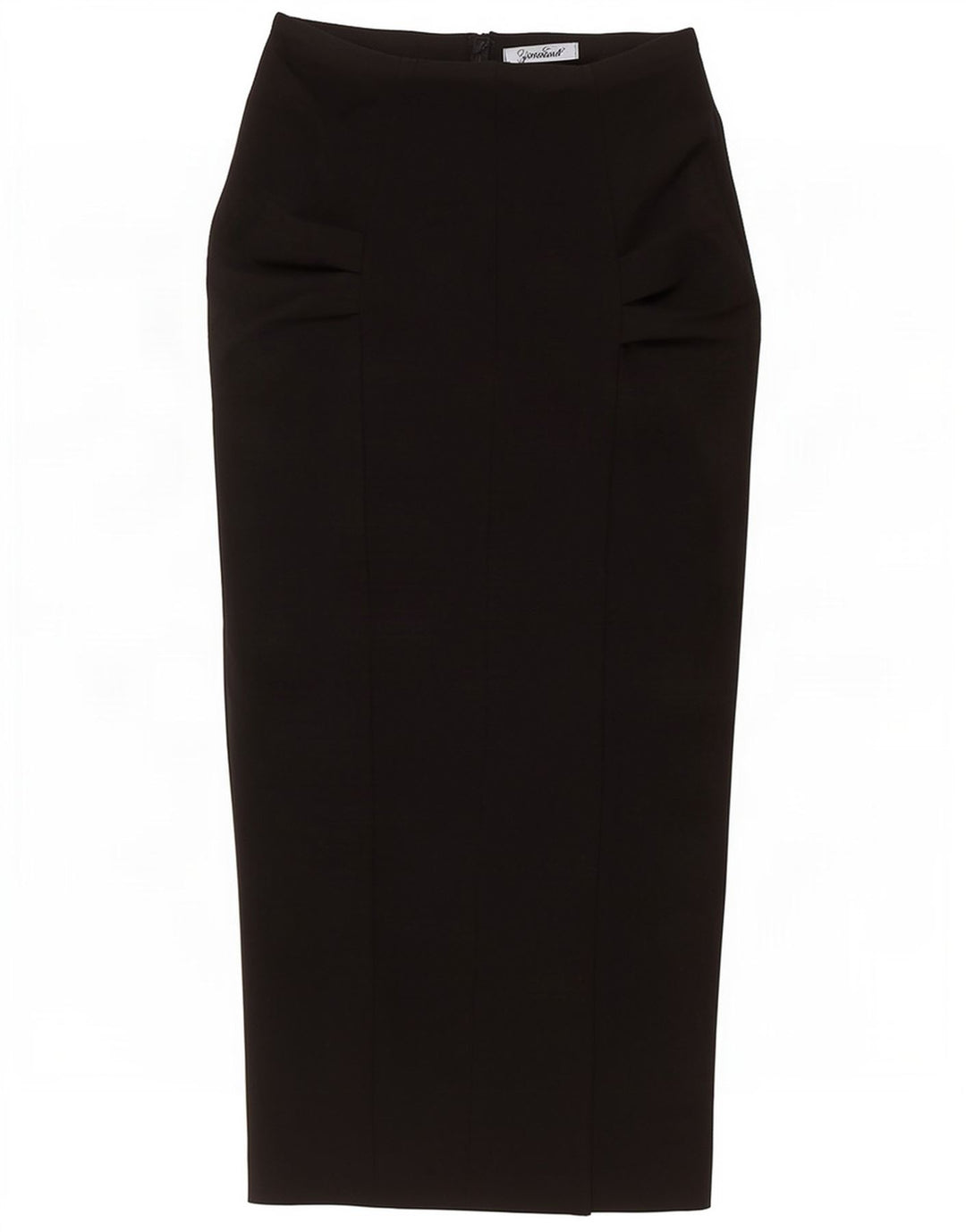 Zara Mujer Falda Maxi Mediana W28 Algodón Negro