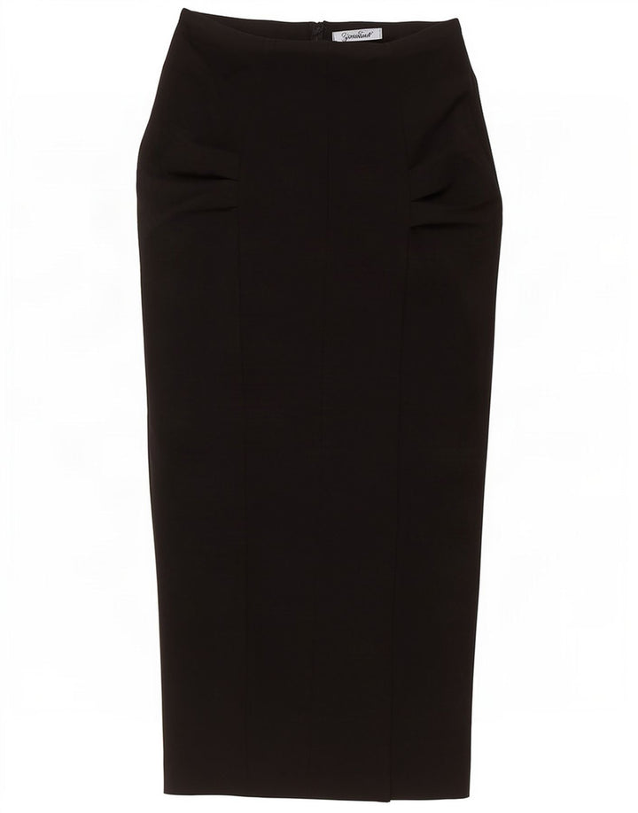 Zara Mujer Falda Maxi Mediana W28 Algodón Negro