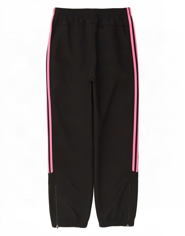 Adidas Womens Tracksuit Trousers Joggers UK 16 Large Black Polyester