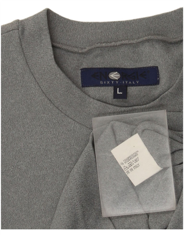 Energie Camiseta gráfica para niños 13-14 años Grande Gris Poliamida