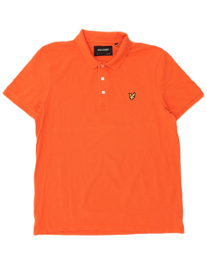 Lyle & Scott Polo Hombre XL Naranja Algodón