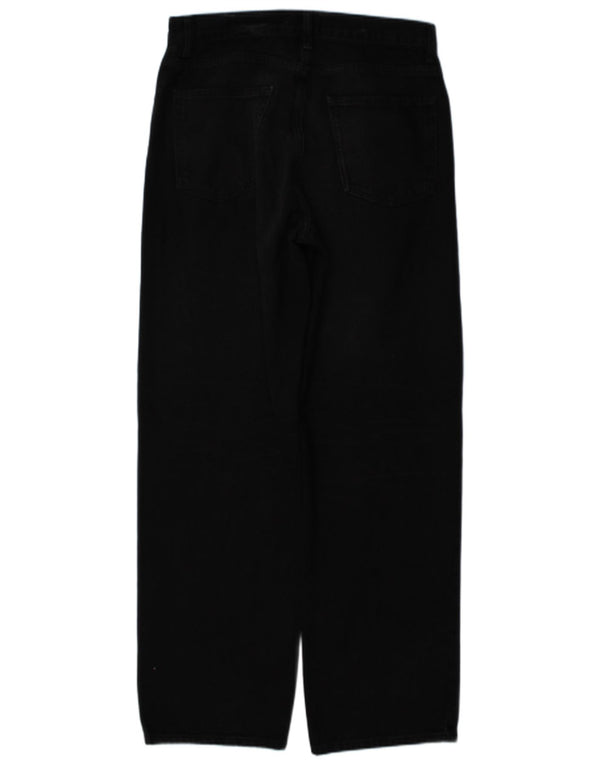 Zara Jeans Cónicos De Cintura Alta Para Mujer EU 40 Medium W30 L32 Algodón Gris