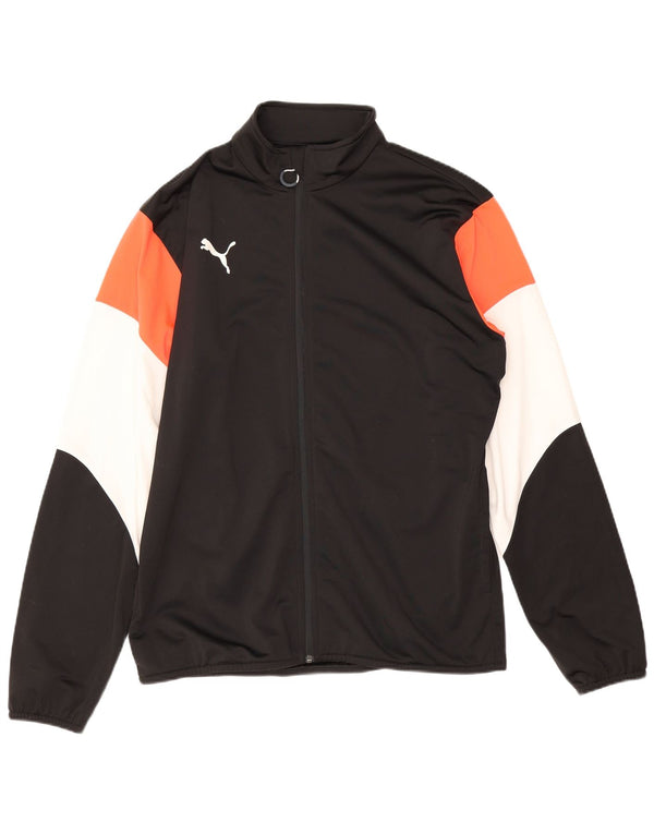 Puma Hombre Chándal Top Chaqueta Grande Negro Colorblock Poliéster