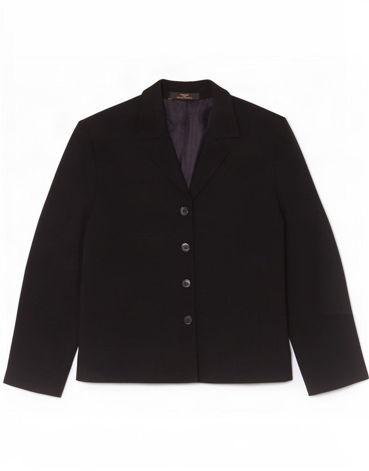 Marks & Spencer Chaqueta Blazer de 4 Botones St. Michael para Mujer UK 46 Grande Negro