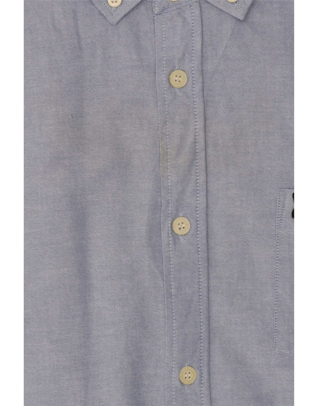 Lyle & Scott Camisa de manga corta para hombre de algodón azul grande
