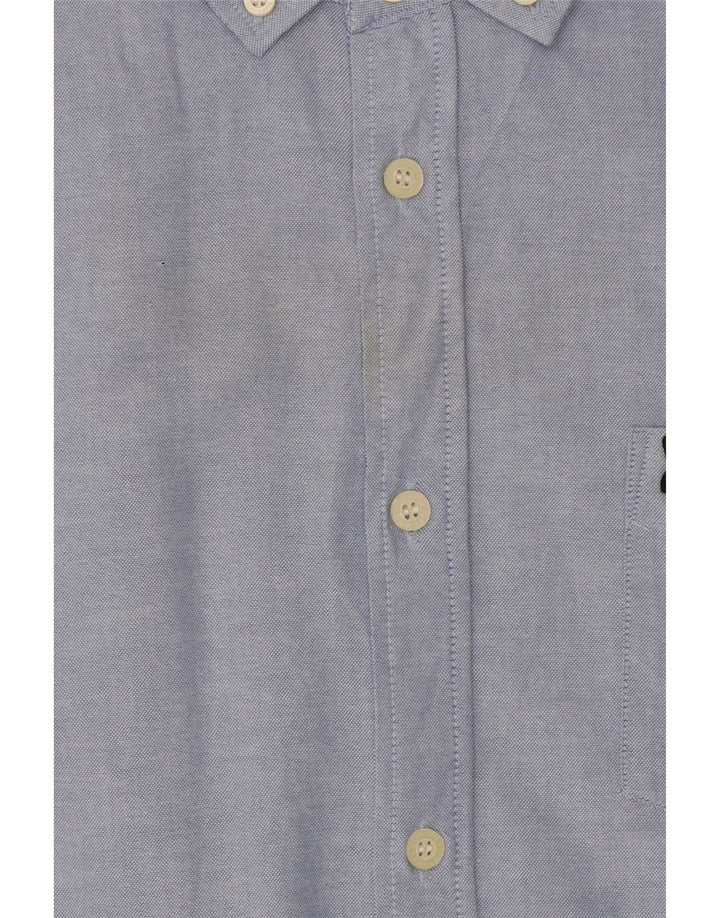 Lyle & Scott Camisa de manga corta para hombre de algodón azul grande