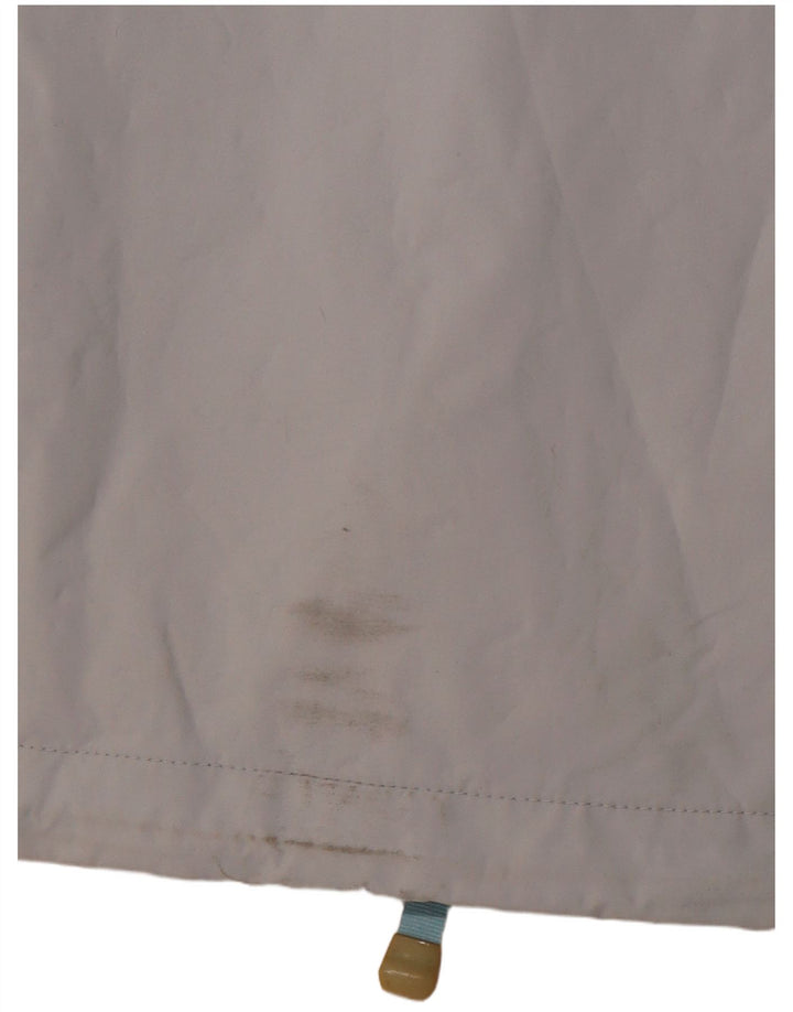 COLUMBIA Chaqueta cortavientos con capucha para mujer UK 44 Medium Blue Nylon Sports