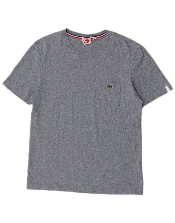 Lacoste Camiseta para hombre talla 3 pequeña azul